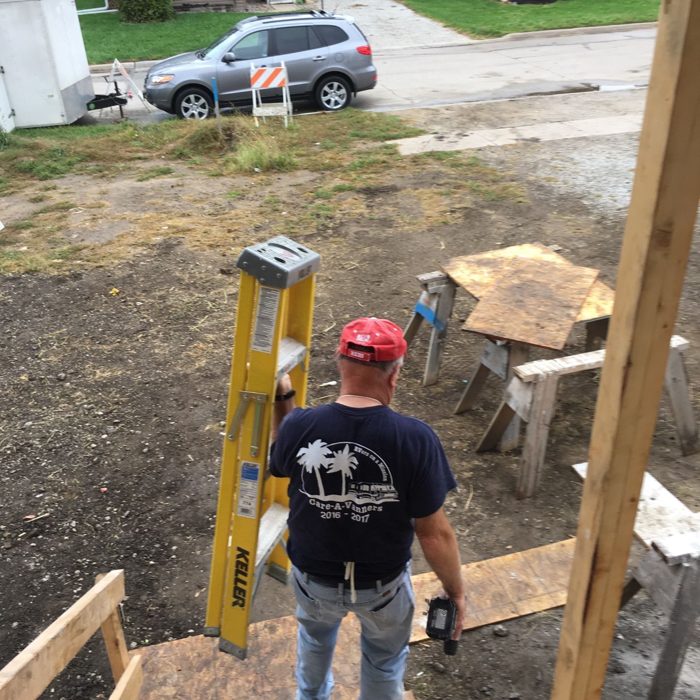 RVers volunteer to build Habitat home